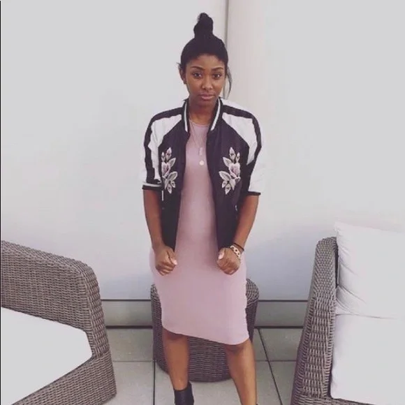 Forever 21 Jackets Coats Bomber Szn Forever Satin Floral